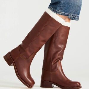 Steve Madden Riggs Boot in Rust sz 9.5 Wide Calf